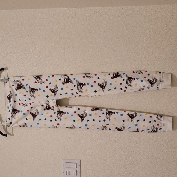 NWT Hanna Andersson Curious George Story Time Long John Pajama Set. - Picture 9 of 11